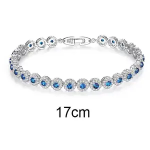 New Product Trendy Ladies fashion Full stone Bracelets Modern Stylish Charm Bracelet silver jewellery
