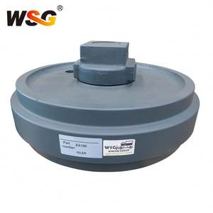 Para Escavadeira Mitsubitsu Ms180 Mm40Cr <span class=keywords><strong>Ms070</strong></span> Ms120 Roda Guia Dianteira 40Mn/45Mn Amarelo/Preto HRC50-56 - Product Image 4