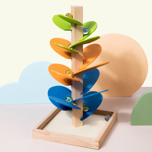 Jouets éducatifs sensoriels en bois pour enfants Montessori, fabriqués en usine, avec des billes de macaron, une piste musicale, des <span class=keywords><strong>jeux</strong></span> d'arbre, <span class=keywords><strong>cadeaux</strong></span> pour les garçons et les filles - Product Image 5