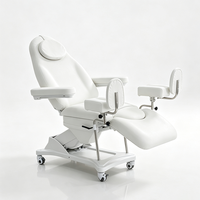 Sillón Ginecológico Eléctrico Moderno Blanco con 3 Motores para Salón de Belleza, Clínica, Hospital, Cama Estética