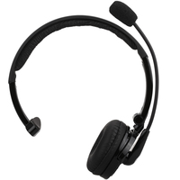 M10 Headset Nirkabel Pengemudi Truk yang Ditingkatkan, Earphone Nirkabel untuk Telepon Kantor, Mikrofon Peredam Kebisingan, Tombol Bisu