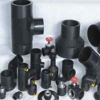 PE100 125mm SDR11 Pn16 Conector rápido Suministro de agua Drenaje Nombres Socket HDPE Accesorio Electrofusión Butt Fusion Pipe Fitting