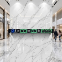 Amplificateur de puissance numérique professionnel 4 canaux 2000W, audio haute résolution, impédance 4 ohms, construction métallique, système de sonorisation de scène AOFO