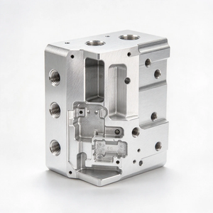 Bloque de Válvulas de Latón Mecanizado por CNC de Alta Precisión, Componentes de Control de Fluidos Hidráulicos y Neumáticos OEM - Product Image 3