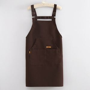 Home Cleaning Products <b>Canvas</b> Kitchen <b>Apron</b> Custom logo Washable <b>Canvas</b> Fabric Cross Back <b>Canvas</b> Barista <b>Apron</b> - Product Image 1