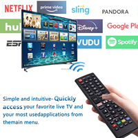 Nouvelle télécommande de remplacement pour téléviseur avec boutons A-mazon et Netflix, compatible avec les téléviseurs intelligents LG LCD LED