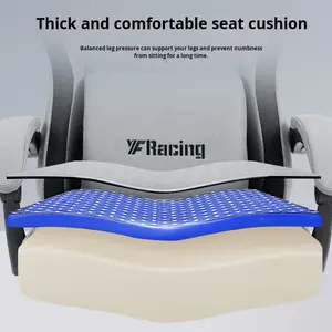 <span class=keywords><strong>Chaise</strong></span> de jeu Zero Gravity Workstation pour les personnes de grande taille, design Sanrio, pivotant à 360 degrés, hauteur réglable, base en nylon, vérin à gaz à 4 étages - Product Image 5