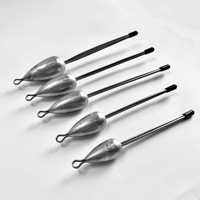 3OZ 4OZ 5OZ 6OZ 8OZ Poire Griffe Forme Poids de pêche Plombs de pêche accessoire de pêche