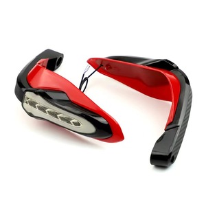 Motorcycle Modified Hand Guards Red Led <b>Turn</b> Signal Universal <b>Off</b> Road 190x220mm - Product Image 3