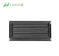 Lakeso Grilles de registres réglables en acier coloré sur mesure 4 x 12 pouces pour la climatisation des hôpitaux