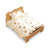 Lit pour chat en bois, lit surélevé pour animaux de compagnie avec coussin amovible et lavable pour chats, petits chiens, meubles pour chats d'intérieur pour toutes les saisons