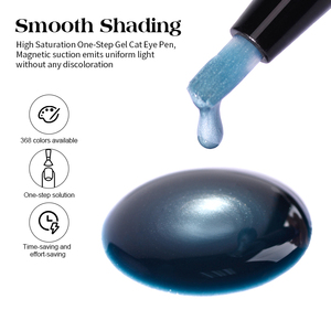 R S Nail <span class=keywords><strong>Penna</strong></span> Gel 3 in 1 One Step Facile da Applicare Senza HEMA Logo Personalizzato <span class=keywords><strong>Smalto</strong></span> Gel UV LED Magnetico Effetto Occhio di Gatto - Product Image 3