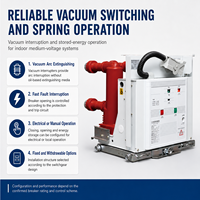 Interruptor de Circuito de Vacío Trifásico S1-12 1250A 31.5kA Compatible con el Tipo KYN28A, Equipamiento de Media Tensión para Minería y Plantas de Cemento