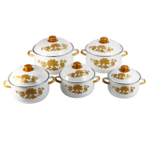 Casserole en fonte <span class=keywords><strong>émaillé</strong></span>e de luxe, style américain, grande capacité, antiadhésive, légère, compatible avec les plaques à induction et les fours - Product Image 3