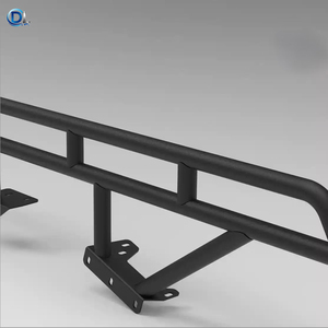 Estribos Universales para <span class=keywords><strong>Patrol</strong></span> Y61, Acero al Manganeso Negro Cortado con Láser CNC, Montaje con Pernos, Garantía de 6 Meses - Product Image 4