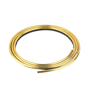 Dash Trim Kits P Shaped Strip Gold Chrome <b>Car</b> <b>Interior</b> Decorative Trim For Dashboard Panel Modern Minimalist Style - Product Image 1