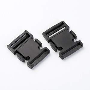 Adjustable Nylon Plastic Buckle 32mm Black For <b>Backpack</b> <b>Strap</b> Luggage Schoolbag Safety Belt Accessory - Product Image 1
