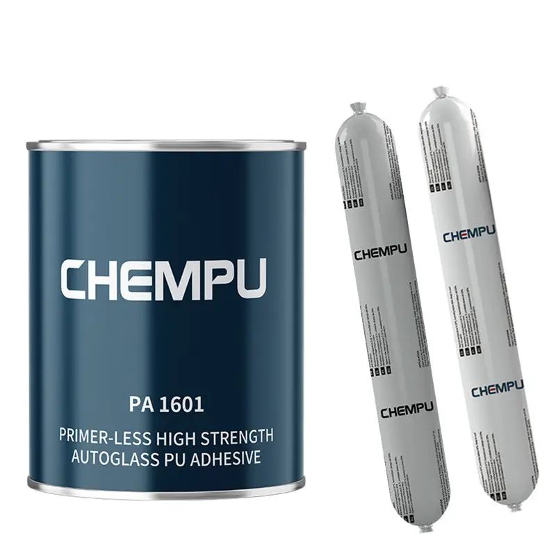 CHEMPU उच्च शक्ति के लिए प्राइमर-कम adhesivo poliuretano विंडशील्ड मरम्मत संयुक्त सीलेंट polyurethane चिपकने वाला