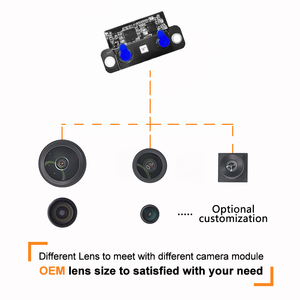 2MP 1080P IR FOV (D84H74V58) RGB FOV (D115H96V77) เลนส์คู่โมดูลกล้องขนาดกะทัดรัดจดจำใบหน้าวิสัยทัศน์กลางคืน - Product Image 6