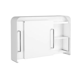 주방용 금속 2단 식기 양념 선반 정리함 수납장 조리대 컵 홀더 측면 당김문 수납 - Product Image 6