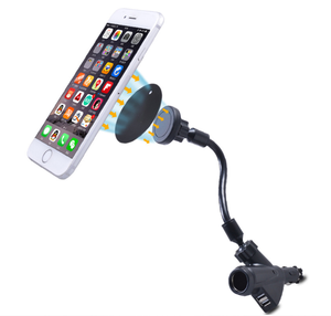 Cargador Magnético <span class=keywords><strong>para</strong></span> Teléfono <span class=keywords><strong>Celular</strong></span> 2 en 1 con Encendedor de Cigarrillos, <span class=keywords><strong>Soporte</strong></span> <span class=keywords><strong>para</strong></span> Teléfono <span class=keywords><strong>Celular</strong></span> <span class=keywords><strong>para</strong></span> Automóvil - Product Image 3