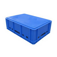 Panier en plastique OEM du fabricant 600*400*200mm Panier de stockage en plastique empilable et emboîtable pour légumes et fruits en gros