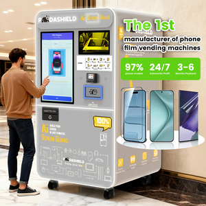 Distributore Automatico <span class=keywords><strong>di</strong></span> Pellicole Protettive con Applicatore per Autoinstallazione per iPhone Samsung - <span class=keywords><strong>Vetro</strong></span> Temperato Anti-Spia e Anti-Urto - Product Image 1