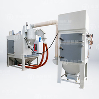 Cabinet de sablage de recyclage abrasif sans poussière pour la stérilisation de dispositifs médicaux 6.3m ³/min Airflow Core Motor PLC Components