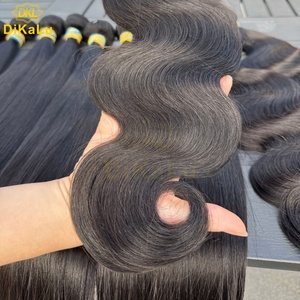 Premium Quality Raw Brazilian Human Hair Cuticle Aligned Remy Grade Double Weft Body Wave Hair Weave Bundles Unprocessed Virgin - Product Image 1