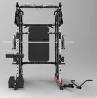 Smith Machine Fitness Power Rack multifonctionnel pour fitness et musculation équipement de gymnastique à domicile