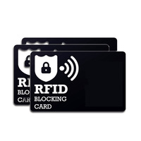 Best-Selling PVC Anti-Theft NFC RFID Blocking Payment Card Custom Graphics Available Prevents Unauthorized Skimming Bank Card ID