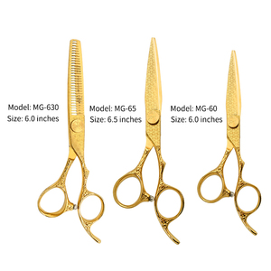 Kéo cắt tóc chuyên nghiệp SHENQISHI VG10 thép vàng, 6.0 inch, 6.5 inch, thiết kế lưỡi cắt cao cấp, kiểu dáng tỉa mỏng - Product Image 2