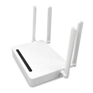 Dispositivo de banda ancha de red Terminal FTTH 4GE + POTS + 2 * USB + AX1800 2,4G 5Ghz Módem de fibra óptica de doble banda GPon ONU Wifi 6 - Product Image 2