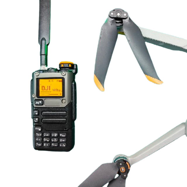 HYUCX Passive Handheld UAV Detection Equipment Anti-FPV Drone Systems 300M-6GHz Frequency Durable ABS Signal Detector Indoor