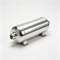 Réservoirs d'air en acier inoxydable 316 sur mesure de haute qualité, usinés CNC, pour suspension pneumatique