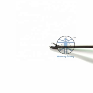 Transforaminal Endoscope Instrument <strong>3</strong>*330mm Medical Spine Endoscope Grasping <strong>Forceps</strong> Serrated <strong>Forceps</strong> - Product Image 4