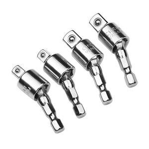 Adaptateur de connexion de douille électrique pour tournevis pneumatique 1/4 3/8 1/2, tige d'extension de douille à tête carrée rotative à 360 degrés - Product Image 4