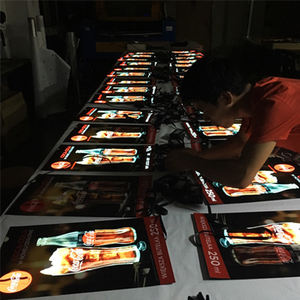 โปสเตอร์เรืองแสงพร้อมเอฟเฟกต์ภาพเคลื่อนไหว แผงไฟแฟลชสามารถแสดงโลโก้และภาพได้เรืองแสงขึ้นทีละชิ้น - Product Image 5