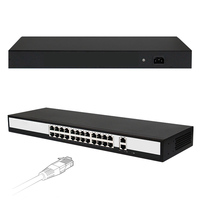Kit de Cámara de Seguridad IP con NVR POE de 24 Canales y 4K, Sistema de Cámara con Audio y Conmutador POE