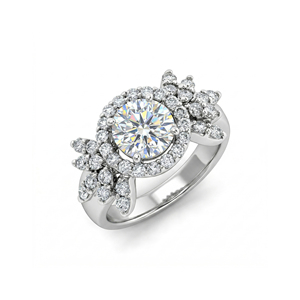 S925 Personalizado | 9K | 14K | Anillo de Boda Romántico de Oro Sólido de 18K con Diamante Cultivado en Laboratorio de 1ct, Certificado IGI, Calidad VVS-VS, Corte Brillante, para Fiesta - Product Image 1