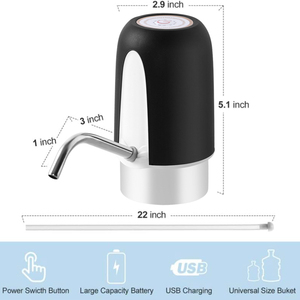 New Mini <strong>Electric</strong> <strong>Pump</strong> <strong>Water</strong> Dispenser Rechargeable Portable Bottle <strong>Water</strong> Dispenser Office Dormitory Home <strong>Pump</strong> - Product Image 3