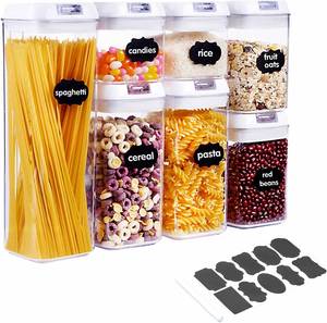 BPA Free Premium Rectangular Disposable Kitchenware 3pcs PS Injection Molded Modern Europe Style Storage Containers Airtight - Product Image 4