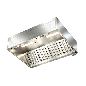 Hotte de cuisine commerciale en acier inoxydable SUS304 avec filtre à graisse pour la ventilation des cuisines de restaurant - Product Image 1