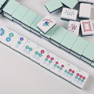 Four-Layer Spliced Acrylic American Mahjong Set for Home Travel Leisure <b>Mini</b> <b>Hand</b> Play Mahjong for Cross-Border Gambling Tables - Product Image 3