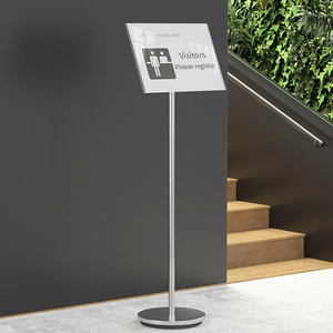 A4 Slide-In Menu Stand Portable Removable Perspex Advertising Boards for <strong>Message</strong> <strong>Rotating</strong> <strong>Display</strong> for Shopping Malls - Product Image 4