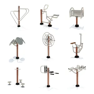 Betta Play Push Up & Dip Station Wpc Plástico Madera A prueba de herrumbre Equipo de gimnasio al aire libre Equipo de Gimnasio Profesional al aire libre - Product Image 1