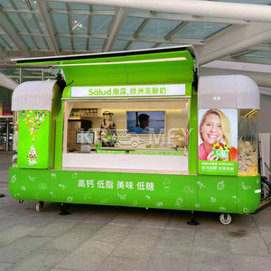 China Outdoor Kitchen Fast Food <b>Trailer</b> With Cooking Equipment Mobile Food Cart for Sale Europe Fast Food <b>Trucks</b> - Product Image 1