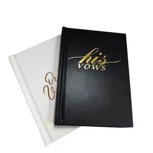 Custom Impresso Vow Books Casamento Seu E Seu Livro De Votos Para Casamento Com Caixa De Presente