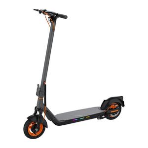 Trottinette électrique pliable à 2 roues, 48V, 600W, 10 pouces, avec batterie de 10.4 Ah et application multifonctions, avec lumières LED colorées - Product Image 6