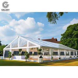 Vente directe en plein air grand événement de fête gonflable 100 personnes 15x40 tente de mariage pour les fêtes à thème